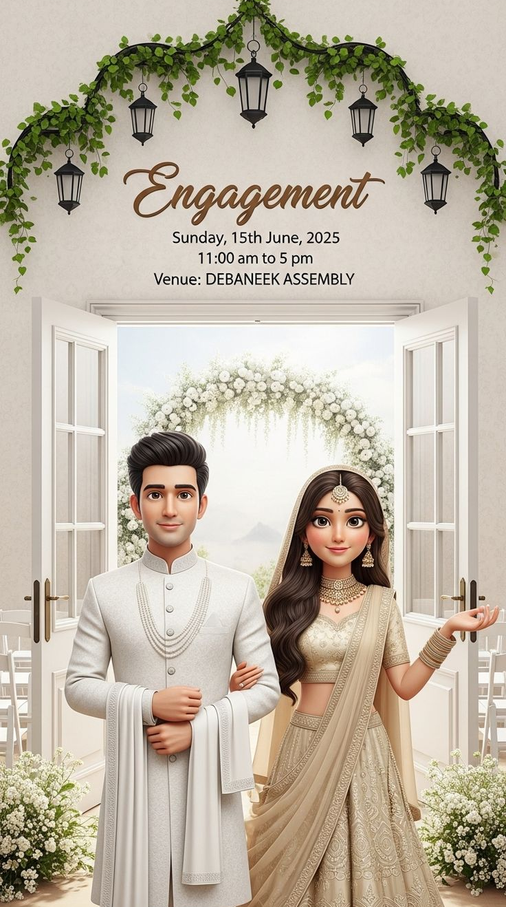 Digital Invitations _ Wedding invitation card _ Save the date _ E invitation _ Digital Wedding card